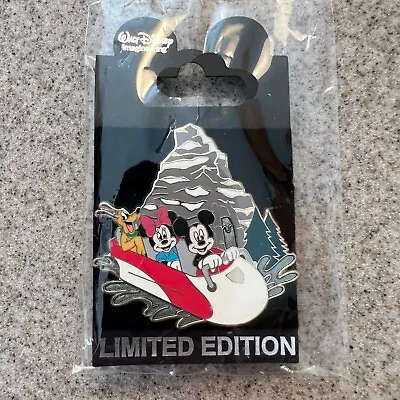 WDI DLR Matterhorn Bobsleds Reopening Mickey Minnie Pluto Pin LE 200 - 2012 • $58