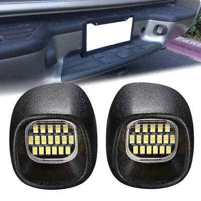 Pair License Plate Light LED Lamp Bright For 1998-2005 Chevy Blazer S10 Black US • $14.98