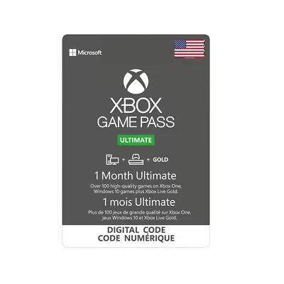 Xbox Game Pass Ultimate 1 Month Live Gold Membership - Existing Users  • $25