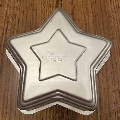 Vintage MIRRO STAR Aluminum Baking Pan 718 AM - Made In USA • $9