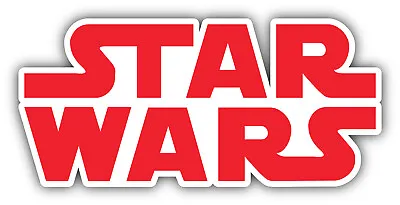 Star Wars Cartoon Logo Sticker Bumper Decal - ''SIZES'' • $3.75