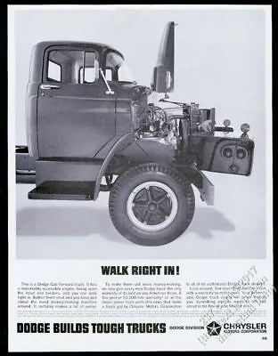 1963 Dodge Cab Forward Semi Truck Photo Vintage Print Ad • $29.97