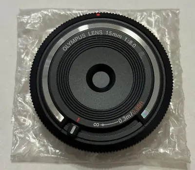 Olympus 15mm F/8.0 Manual Focus Lens BCL-1580 Black For Micro Four Thirds • $79.99