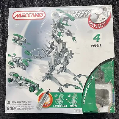 £20.99 • Buy Meccano Set 8901 T-Rex Speed Play 4 Model Motorised 7+ VGC