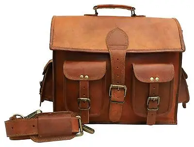 Leather Genuine Bag Pack Waist Fanny Pouch Messenger Men Men's Vintage Travel • $62.83