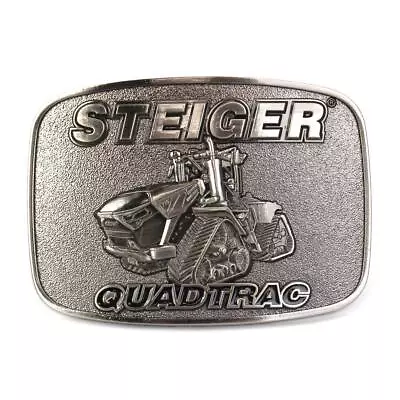 Steiger 715 Quadtrac Tractor Pewter Belt Buckle ZJD1930 • $19.95