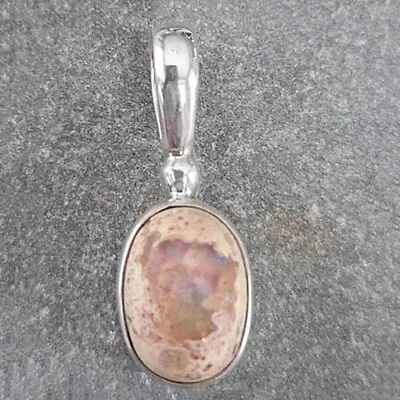 Offerings Sajen Sterling Silver Hand Crafted Mexican Fire Matrix Opal Pendant • $40