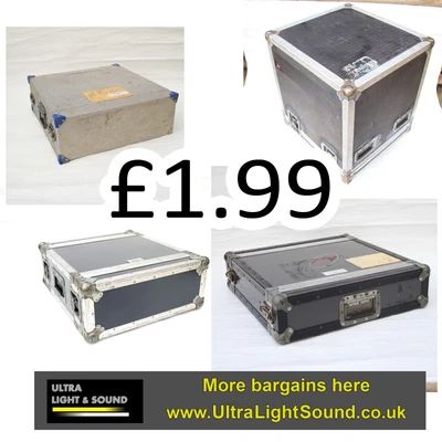 £1.99 • Buy FLIGHT CASES 3U RACK CASE 6U CABLE TRUNK PELI CASE SUIT Sennheiser DPA Sanyo