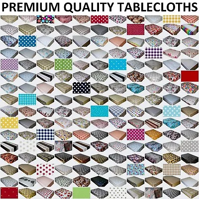 £7.90 • Buy Wipe Clean Tablecloth Pvc Vinyl Oilcloth Wipeable Table Cover Protector