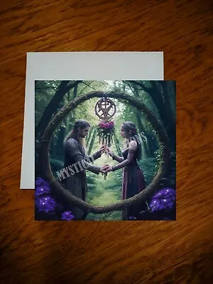 Hand Fasting Cardgreeting Cardpaganwiccaalternative Cardall Occasions • £3.49