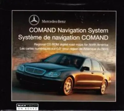 Mercedes-Benz Comand Navigation System: California & Nevada 2000 CD-ROM Road Map • $11.99