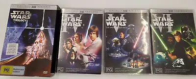 Star Wars Trilogy: A New Hope / The Empire Strikes Back / Return Of The Jedi DVD • $9.95