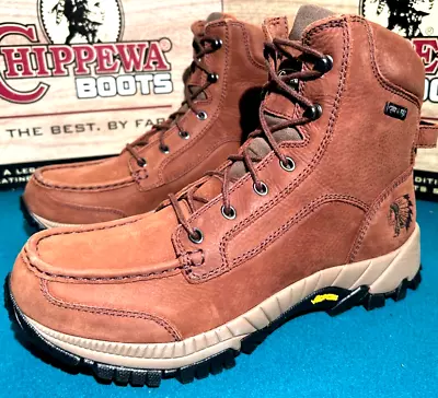 Chippewa Men Size 9 W New Vintage Chip-a-tex Light Weight Soft Toe Boots 24979 • $79.99