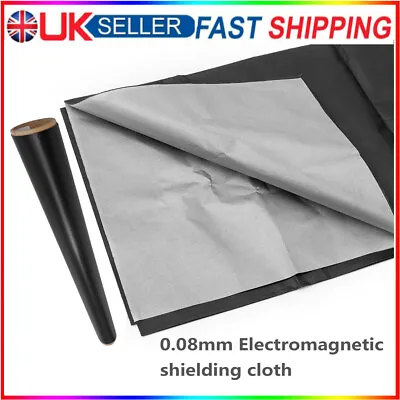 £14.55 • Buy 0.08mm Anti-Radiation Shielding Fabric EMF RF RFID Protection Blocking Cloth New