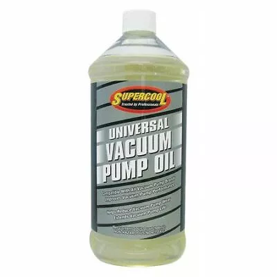 $8.83 • Buy Supercool 37476 Vacuum Pump Oil, Yellow, 1 Qt.