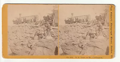 Cog Railroad Train - Mt Washington - People - Construction? - White Mountains • $12.95