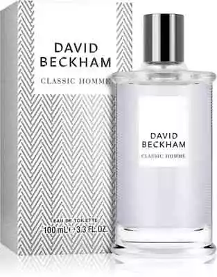 David Beckham Classic Homme 100ml Eau De Toilette Spray Brand New & Sealed Box • £19.99