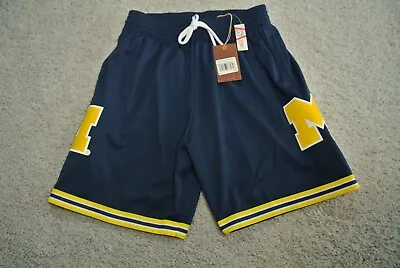 NEW Mitchell & Ness Michigan Wolverines 1991 Fab Five Road Shorts Men's L NCAA • $60