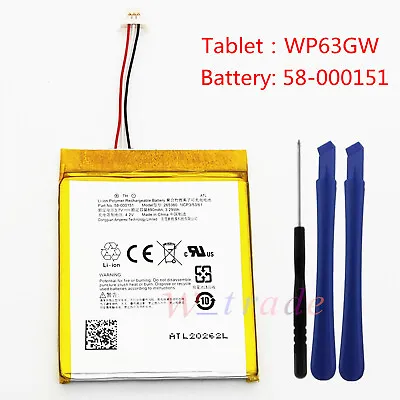 $12.03 • Buy New Battery 58-000151 For Amazon Kindle 7 7th 8th Gen WP63GW SY69JL 6  Tablet