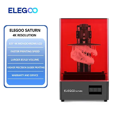 £95.99 • Buy ELEGOO Saturn Mars 2 Pro 3D Printer LCD Screen Resin UV Photocuring UK Lot