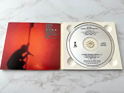 U2 Live Under A Blood Red Sky CD TARGET ERA! JAPAN Island 7 90127-2 Bono RARE! • $16.99