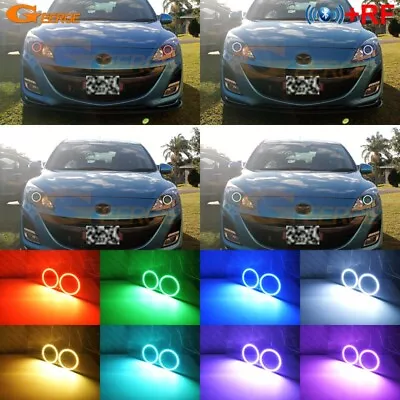 For Mazda 3 Mazda3 Speed Sport BL Multi-Color RGB LED Angel Eyes Bluetooth APP • $30.06