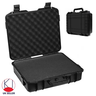 Protective Waterproof Hard Case With Customizable Foam For Cameras Lenses Drones • £13.99