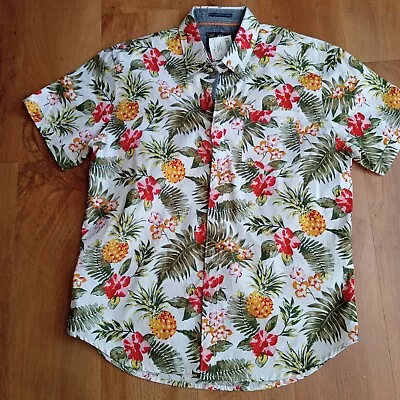 *MBX* Premium Goods Floral Hawaiian *PARADISE SHIRT* - Men's L/G  NWT • $24.75