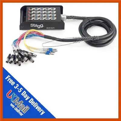 Stagg SSB-05/16X4PH 20 Way 16/4 5m XLR Multicore Stagebox Snake Jack Multicore • £149