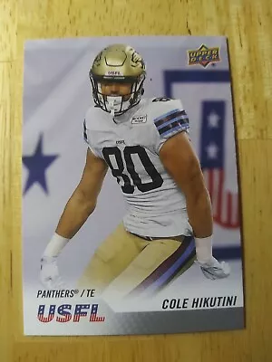 Cole Hikutini | 2023 Upper Deck USFL #12 Michigan Panthers • $2.99