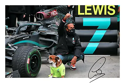 Lewis Hamilton Signed A4 Photo Print Autograph Formula 1 7 Times World Champion • £5.99