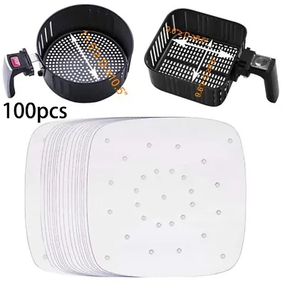 Reliable And Durable Air Fryer Parchment Liners Pack Of 100 8 5 Inch Square • £10.67