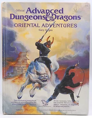 Oriental Adventures: The Rulebook For AD&D Game Adventures In The Mystical World • $68