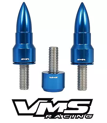 Blue Vms Racing Distributor Bolts + Ammo Bullet Beauty Washers For Honda Acura • $24.95