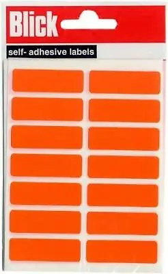 £4.24 • Buy Blick Self Adhesive Labels Cable Tags 12 X 38mm Label Pack - Orange (98 Labels)