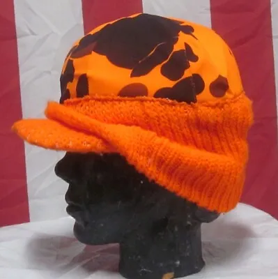 THINSULATE Trapper Cap Earflaps Thermal Insulation Camouflage Hat 1980s Hunter • $17.99