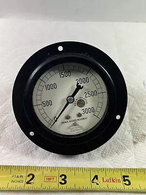 NEW NOS Marsh Instrument Co. 0-3000 PSI Gauge 3 1/2”  (dd) • $29.95