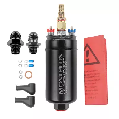 MOSTPLUS 300LPH Universal External Inline Fuel Pump Replaces 0580254044 044 • $31.99