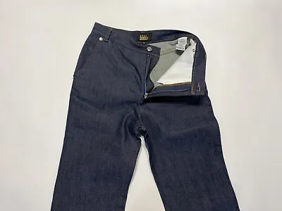 A.P.C. Vanessa Seward Indigo Flare Leg Raw Womens Denim APC Jeans $295 Size 34  • $99.99