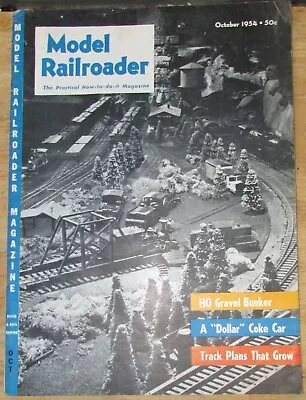 Model Railroader Magazine October 1954  • $4