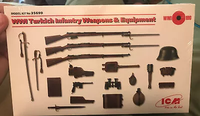 ICM 1/35 WWI Turkish Infantry Weapons & Equipment ICM35699 • $8.94