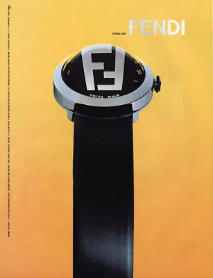 2000 Fendi: Orologi Watch Vintage Print Ad • $7.50