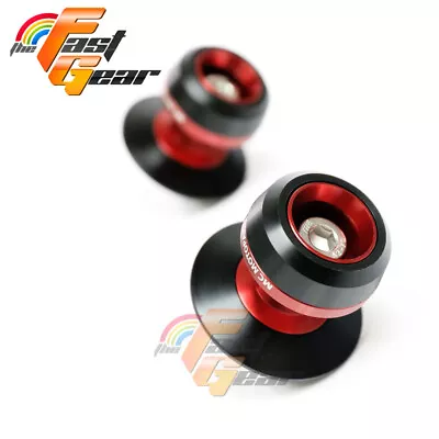 RED 8mm Rear Swingarm Spools Sliders For Suzuki GSXR 600 GSXR 750 19-20 • $38.88