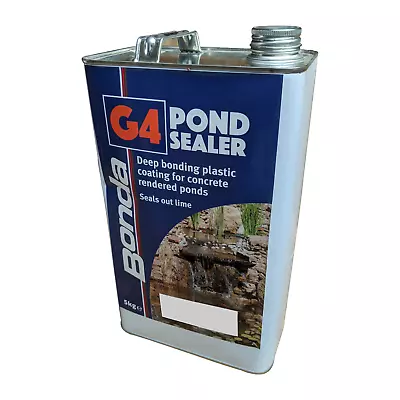 G4 POND WATERPROOF SEALER PAINT BLACK 5kg BONDING SEALANT COATING PLASTIC • £156.95