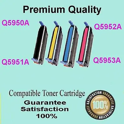 4 X Toner Compatible For HP Q5950a-3a Laserjet 4700 4700dn 4700dtn 4700n Printer • $300.99