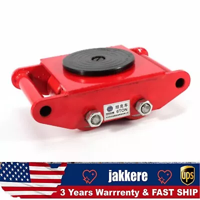 13200lbs/ 6T Heavy Duty Machine Machinery Mover Dolly Skate Roller 360° Rotation • $36.10