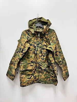 Genuine Usmc Apecs Gore Tex Digital Marpat Cold Weather Parka - Small Short. • $285