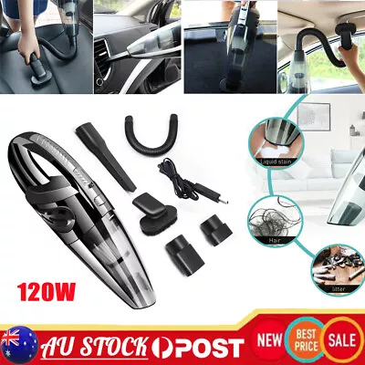 Car Vacuum Cleaner Dust Buster Handheld Vacuum Cordless Portable Charged • $50.34