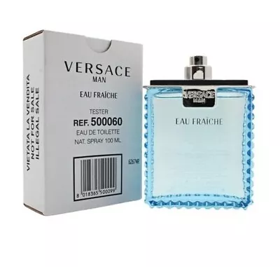 Versace Eau Fraiche Men 3.4 Oz 100 Ml Eau De Toilette Spray New  • $39.70