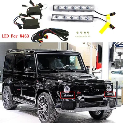 DAYTIME RUNNING FOG LIGHT Fits MERCEDES BENZ G63 G600 G65 G500 G550 W463 G Class • $299